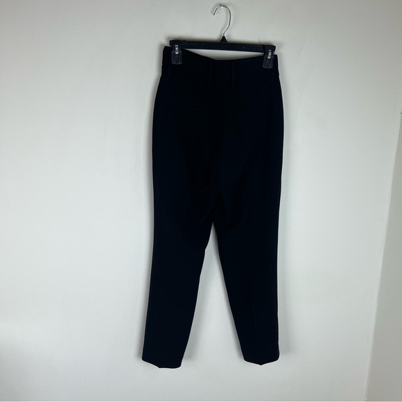 Aritzia Babaton Black Creased High Rise Trousers Pants Size 2 - Picture 6 of 9